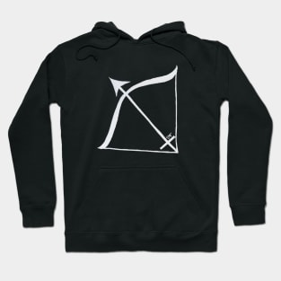 Zodiac - Sagittarius (neg image) Hoodie